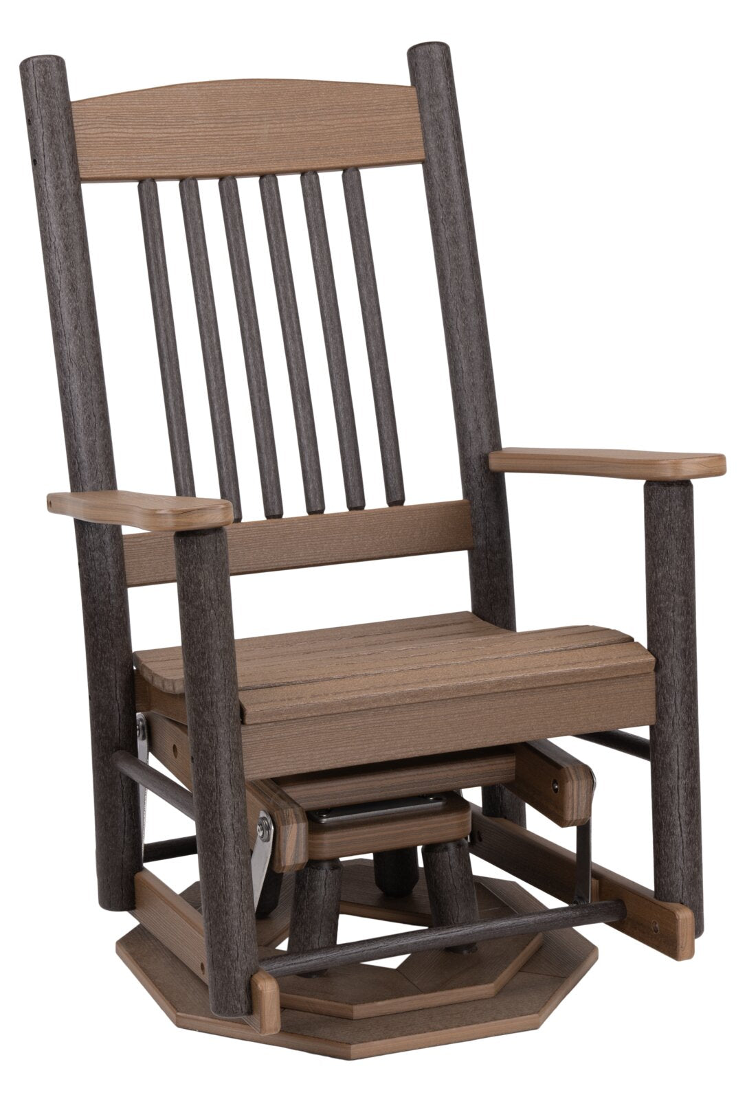 Poly Log Swivel Glider